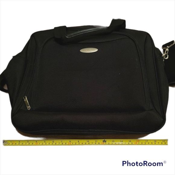 Samsonite Briefcase Laptop Carry-On Travel Work Overnight Weekend Bag EUC - Picture 4 of 5